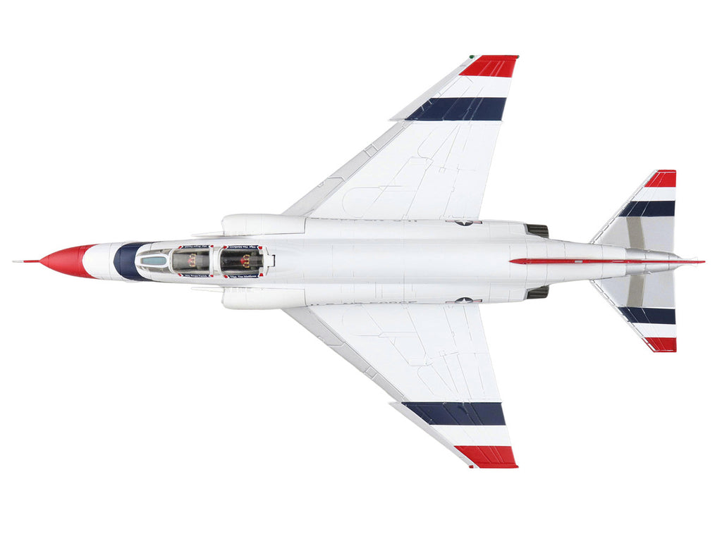 McDonnell Douglas F-4E Phantom II Fighter-Bomber Aircraft "Thunderbirds No.1 Plane 1973/74 Season" United States Air Force "Air Power Series" 1/72 Diecast Model by Hobby Master-2
