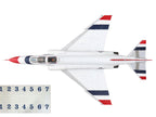 McDonnell Douglas F-4E Phantom II Fighter-Bomber Aircraft "Thunderbirds with Decals for No.1 to 7 planes 1973/74 Season" United States Air Force "Air Power Series" 1/72 Diecast Model by Hobby Master-2