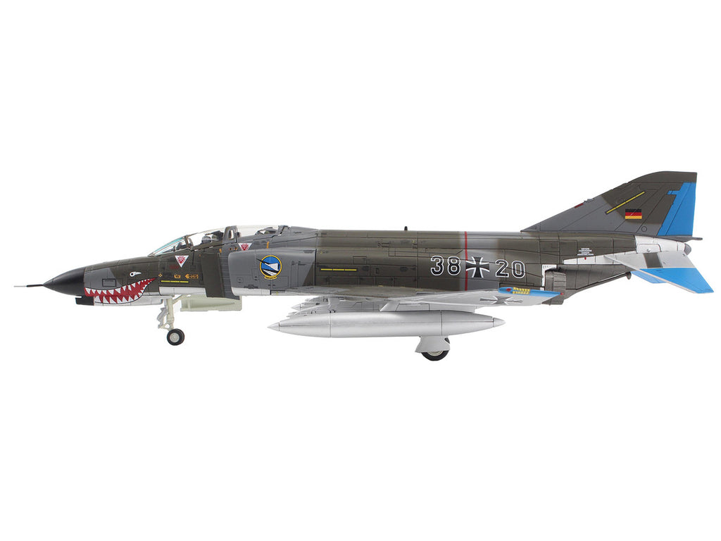 McDonnell Douglas F-4F Phantom II Fighter-Bomber Aircraft "Jagdgeschwader 74 (JG 74) Molders" (1982) German Luftwaffe "Air Power Series" 1/72 Diecast Model by Hobby Master-0