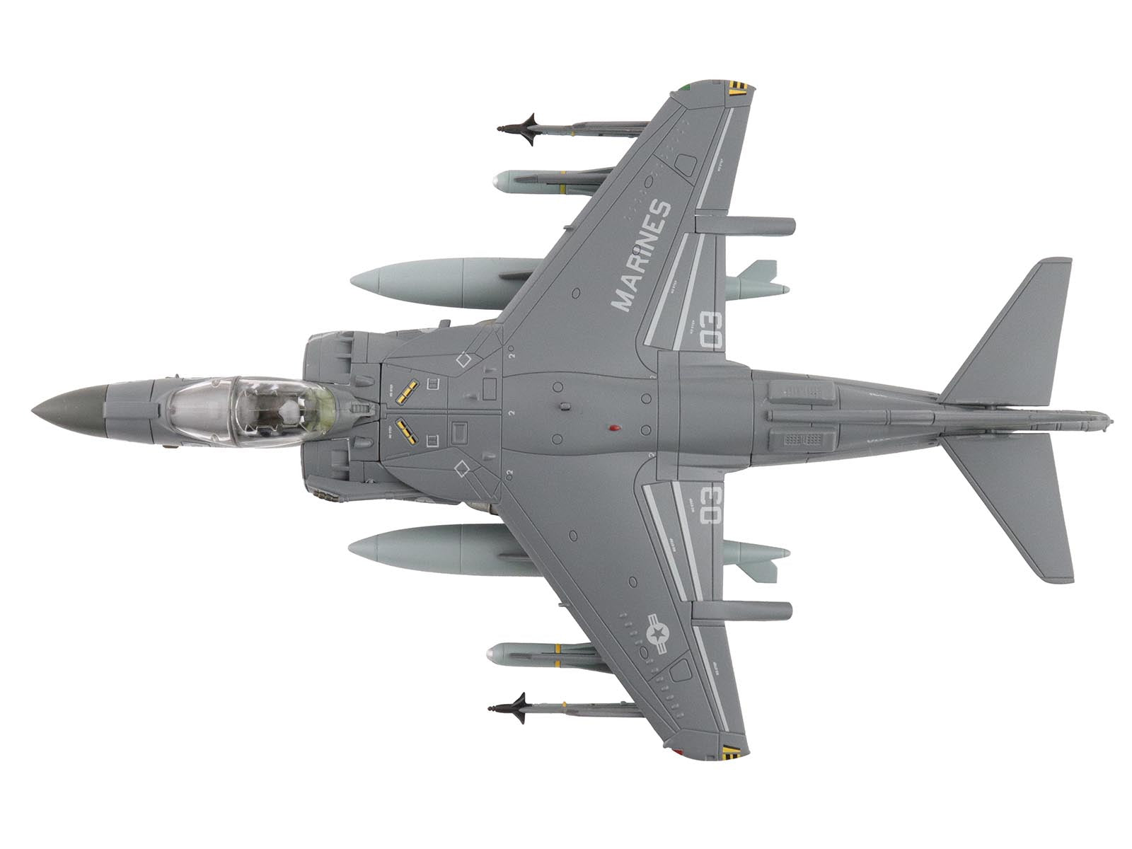McDonnell Douglas AV-8B Plus Harrier II Aircraft "165357 VMA-231 Ace of Spades Operation Inherent Resolve USCENTCOM" (2017) United States Marine Corps "Air Power Series" 1/72 Diecast Model by Hobby Master