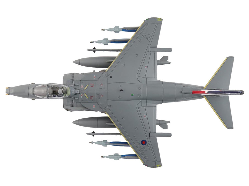 British Aerospace Harrier GR.9 Aircraft "ZD406 Royal Navy Strike Wing RAF Station Cottesmore" (2009) British Royal Air Force/Navy "Air Power Series" 1/72 Diecast Model by Hobby Master-1