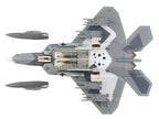 Lockheed F-22 Raptor Stealth Aircraft "Splinter Camouflage" United States Air Force "Air Power Series" 1/72 Diecast Model by Hobby Master-3
