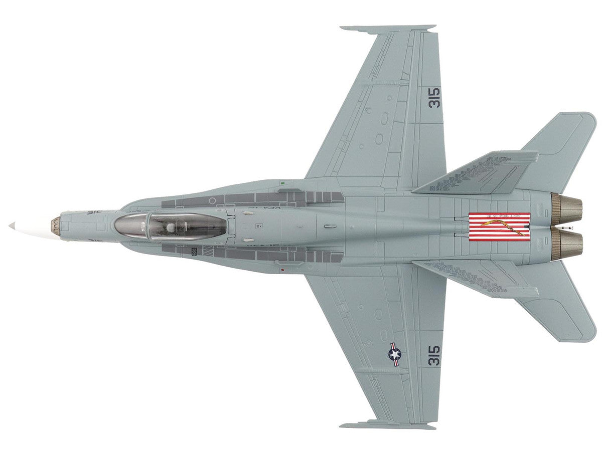 McDonnell Douglas F/A-18C Hornet Aircraft "VFA-15 Retro TAC Demo Jet VFA-106 Gladiators" (2017) United States Navy "Air Power Series" 1/72 Diecast Model by Hobby Master-3