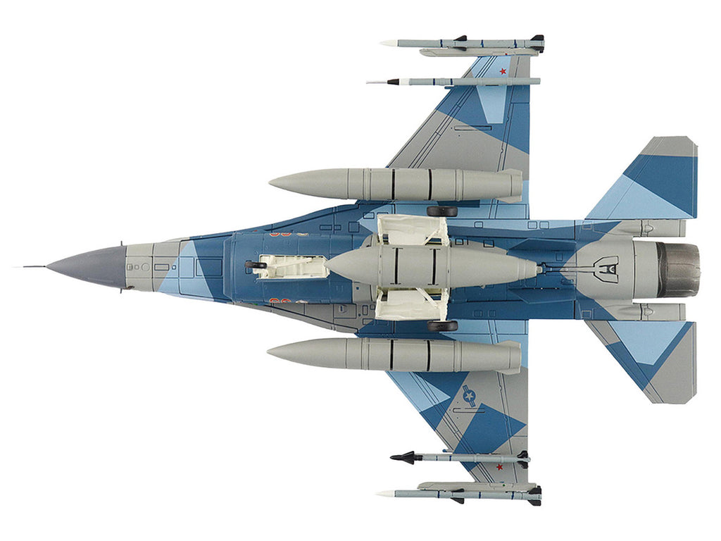 Lockheed F-16C Fighting Falcon Fighter Aircraft "86-0335 Blue Splinter 354th Wing 18th AGRS Eielson AFB" (2018) United States Air Force "Air Power Series" 1/72 Diecast Model by Hobby Master-2