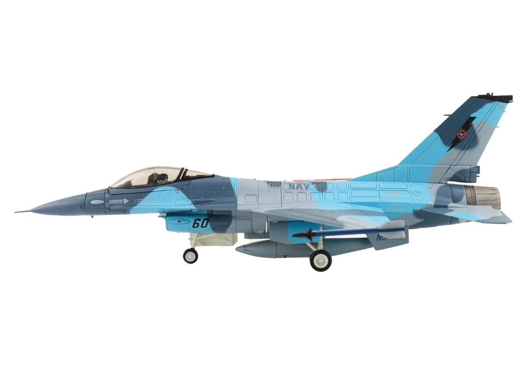 Lockheed F-16A Fighting Falcon Fighter Aircraft "NSAWC Adversary" (2006-2008) United States Navy "Air Power Series" 1/72 Diecast Model by Hobby Master-1