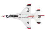 Lockheed F-16D Fighting Falcon Fighter Aircraft "No.7 Thunderbirds Nellis Air Force Base" (2017) United States Air Force "Air Power Series" 1/72 Diecast Model by Hobby Master-1