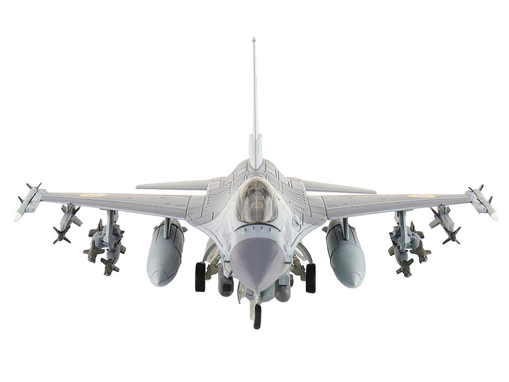 Lockheed F-16AM Fighting Falcon Fighter Aircraft "UA24-3596 Pylon Integrated Dispenser System Plus" (2024) Ukrainian Air Force "Air Power Series" 1/72 Diecast Model by Hobby Master-1