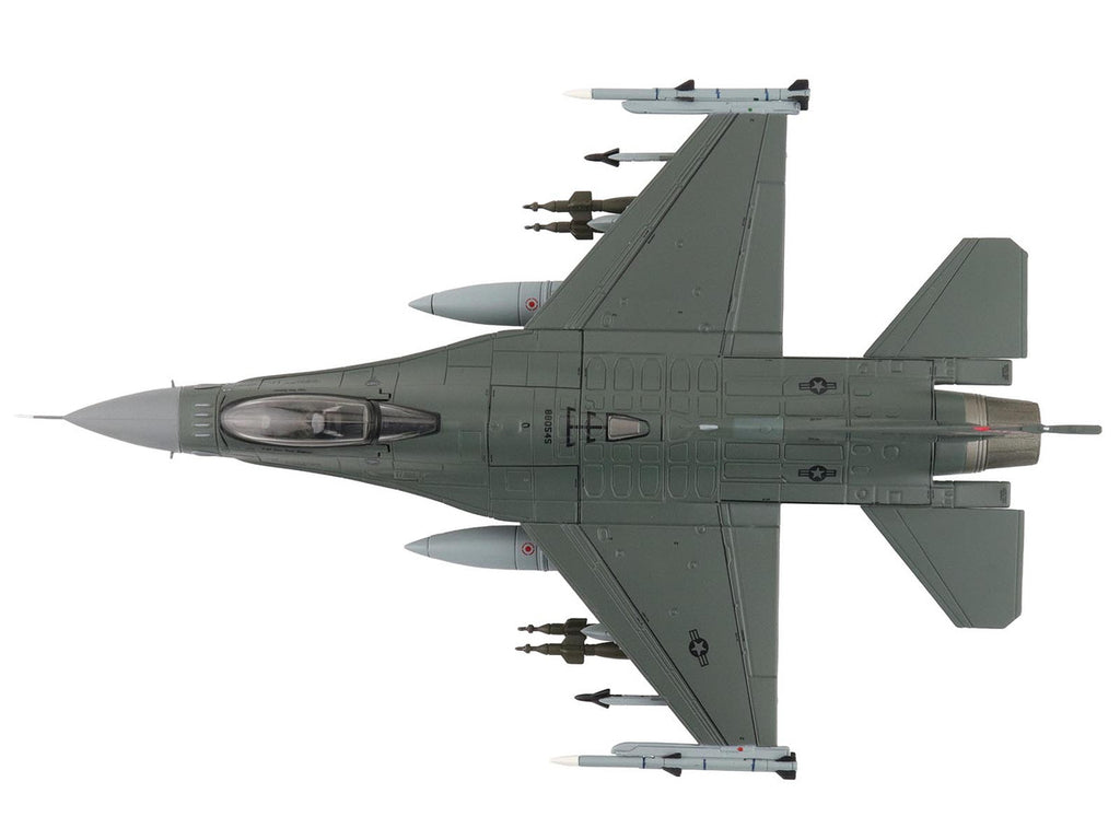 Lockheed F-16C Fighting Falcon Fighter Aircraft "88-0545 138th Fighter Wing Oklahoma Air National Guard" (2024) United States Air Force "Air Power Series" 1/72 Diecast Model by Hobby Master-2