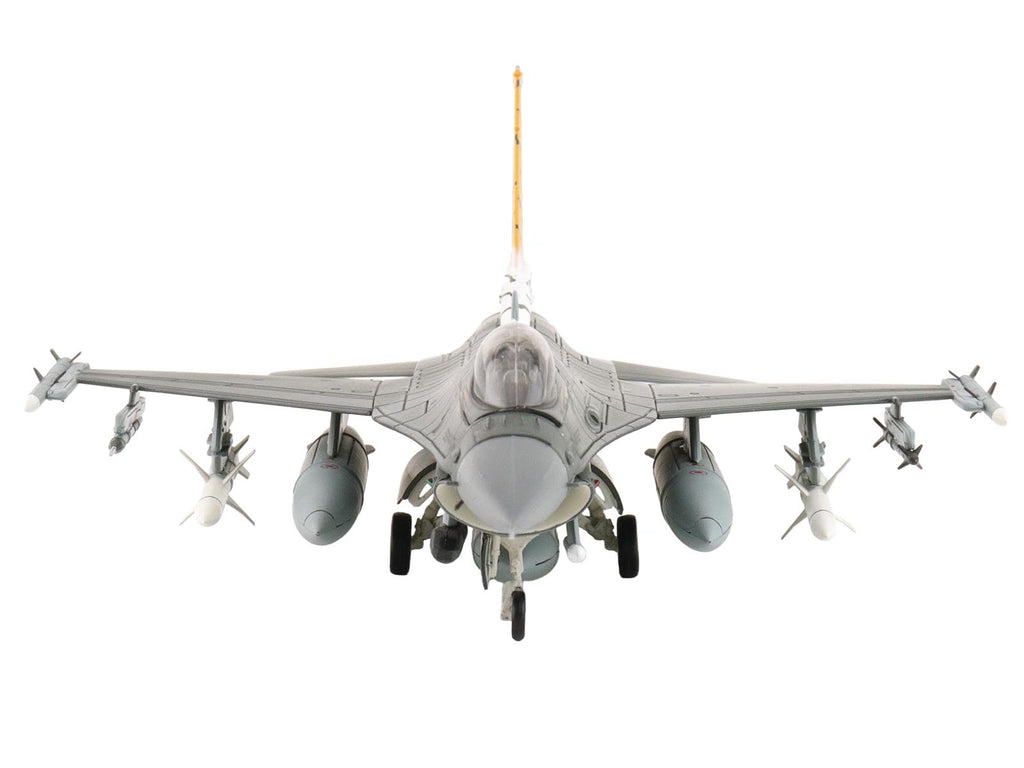 Lockheed F-16CM Fighting Falcon Fighter Aircraft "91-0379 Tiger Tiger 1 79th Fighter Squadron Shaw Air Force Base" (2023) United States Air Force "Air Power Series" 1/72 Diecast Model by Hobby Master