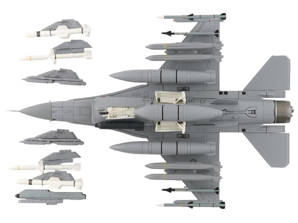 Lockheed F-16D Fighting Falcon Fighter Aircraft "6831 Block 70" (2025) Republic of China Air Force "Air Power Series" 1/72 Diecast Model by Hobby Master-1