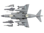 British Aerospace Sea Harrier FA.2 Aircraft with Sea Eagle Missiles "ZH796" (2018) British Royal Navy "Air Power Series" 1/72 Diecast Model by Hobby Master-0