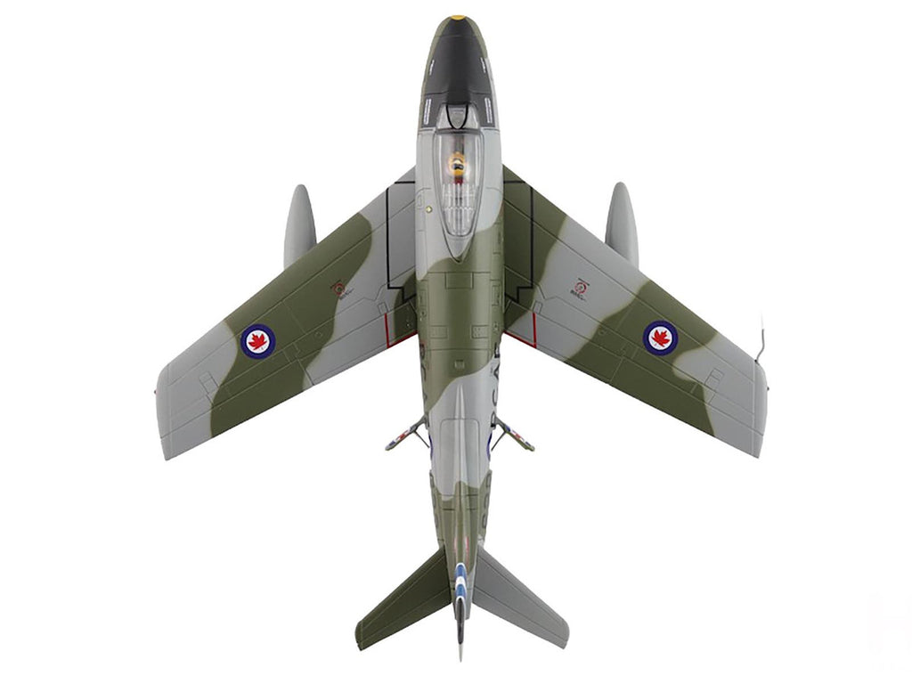 Canadair Sabre Mk.6 Fighter Aircraft "23622 430 Squadron" (1950s) Royal Canadian Air Force "Air Power Series" 1/72 Diecast Model by Hobby Master-3