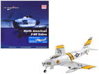 North American F-86E Sabre Fighter Aircraft "51-2752 Colonel George Andrew Davis Jr. 4th FIG 334th FIS" (1952) United States Air Force "Air Power Series" 1/72 Diecast Model by Hobby Master-4
