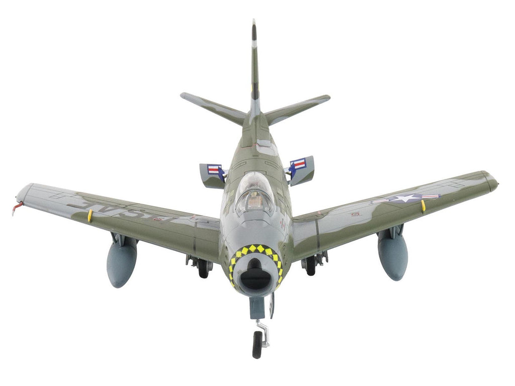 North American F-86F Sabre Fighter Aircraft "25333 461st Fighter Day Squadron West Germany" (1955) United States Air Forces in Europe "Air Power Series" 1/72 Diecast Model by Hobby Master-1