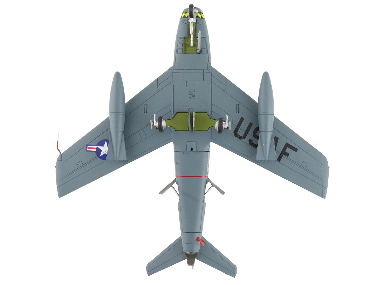 North American F-86F Sabre Fighter Aircraft "25333 461st Fighter Day Squadron West Germany" (1955) United States Air Forces in Europe "Air Power Series" 1/72 Diecast Model by Hobby Master