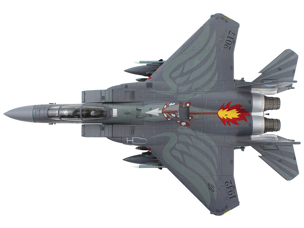McDonnell Douglas F-15E Strike Eagle Fighter Aircraft "4th FW 75th Anniversary Seymour Johnson AFB" (2018) United States Air Force "Air Power Series" 1/72 Diecast Model by Hobby Master-3