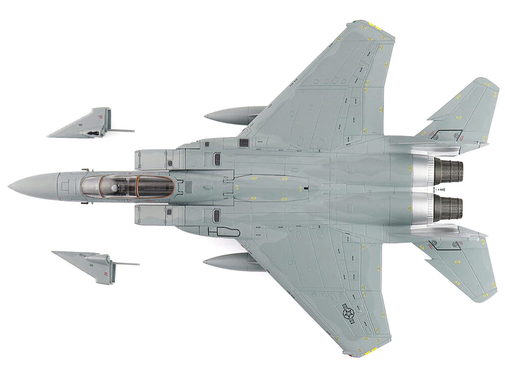McDonnell Douglas F-15A Eagle Fighter Aircraft "Satellite Killer" (1985) United States Air Force "Air Power Series" 1/72 Diecast Model by Hobby Master-3