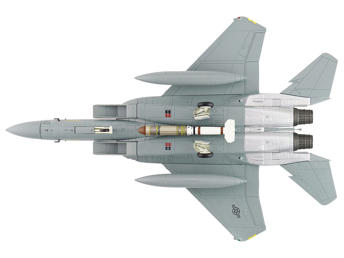 McDonnell Douglas F-15A Eagle Fighter Aircraft "Satellite Killer" (1985) United States Air Force "Air Power Series" 1/72 Diecast Model by Hobby Master-4