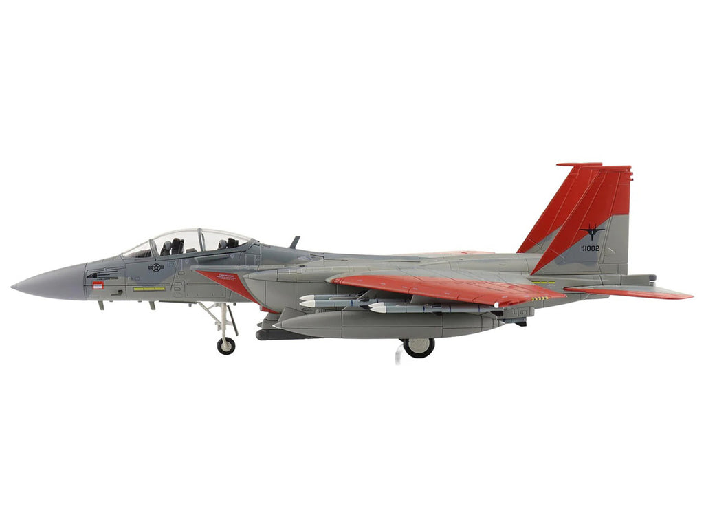 Boeing F-15SA (Saudi Advanced) Eagle Fighter Aircraft "12-1002 USAF Test Markings" (2018) Saudi Royal Air Force "Air Power Series" 1/72 Diecast Model by Hobby Master-0