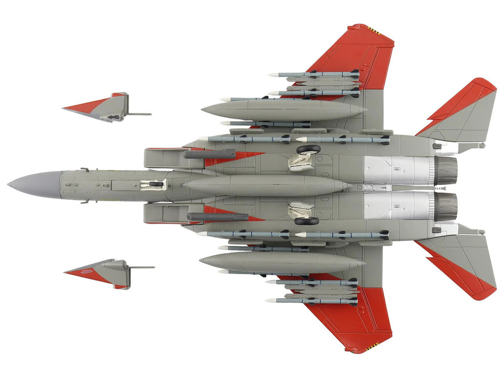 Boeing F-15SA (Saudi Advanced) Eagle Fighter Aircraft "12-1002 USAF Test Markings" (2018) Saudi Royal Air Force "Air Power Series" 1/72 Diecast Model by Hobby Master-3