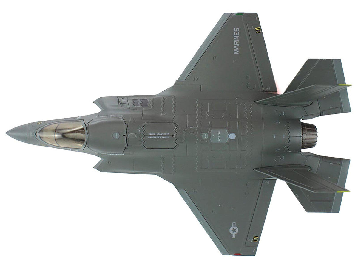 Lockheed Martin F-35B Lightning II Aircraft (Beast Mode) "Black Death VMFA-542 MCAS Cherry Point" (2023) United States Marine Corps "Air Power Series" 1/72 Diecast Model by Hobby Master-1