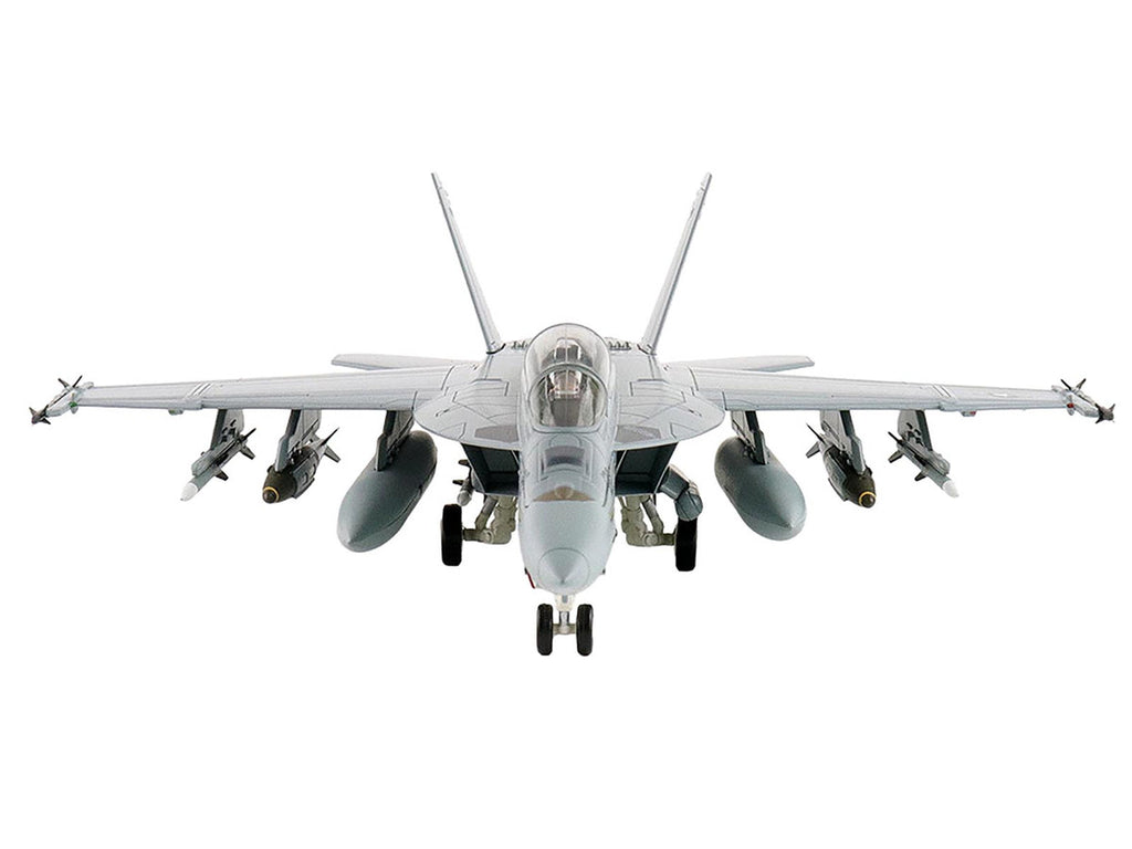 Boeing F/A-18F Super Hornet Fighter Aircraft "165875 Green Hornet VX-23 Salty Dogs NAS Patuxent River" (2011) United States Navy "Air Power Series" 1/72 Diecast Model by Hobby Master-0