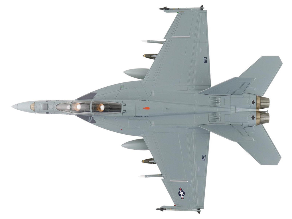 Boeing F/A-18F Super Hornet Fighter Aircraft "165875 Green Hornet VX-23 Salty Dogs NAS Patuxent River" (2011) United States Navy "Air Power Series" 1/72 Diecast Model by Hobby Master-2