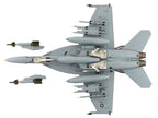 Boeing F/A-18E Super Hornet Fighter Aircraft "166817 VFA-136 Knighthawks USS Trumman" (2024) United States Navy "Air Power Series" 1/72 Diecast Model by Hobby Master-1