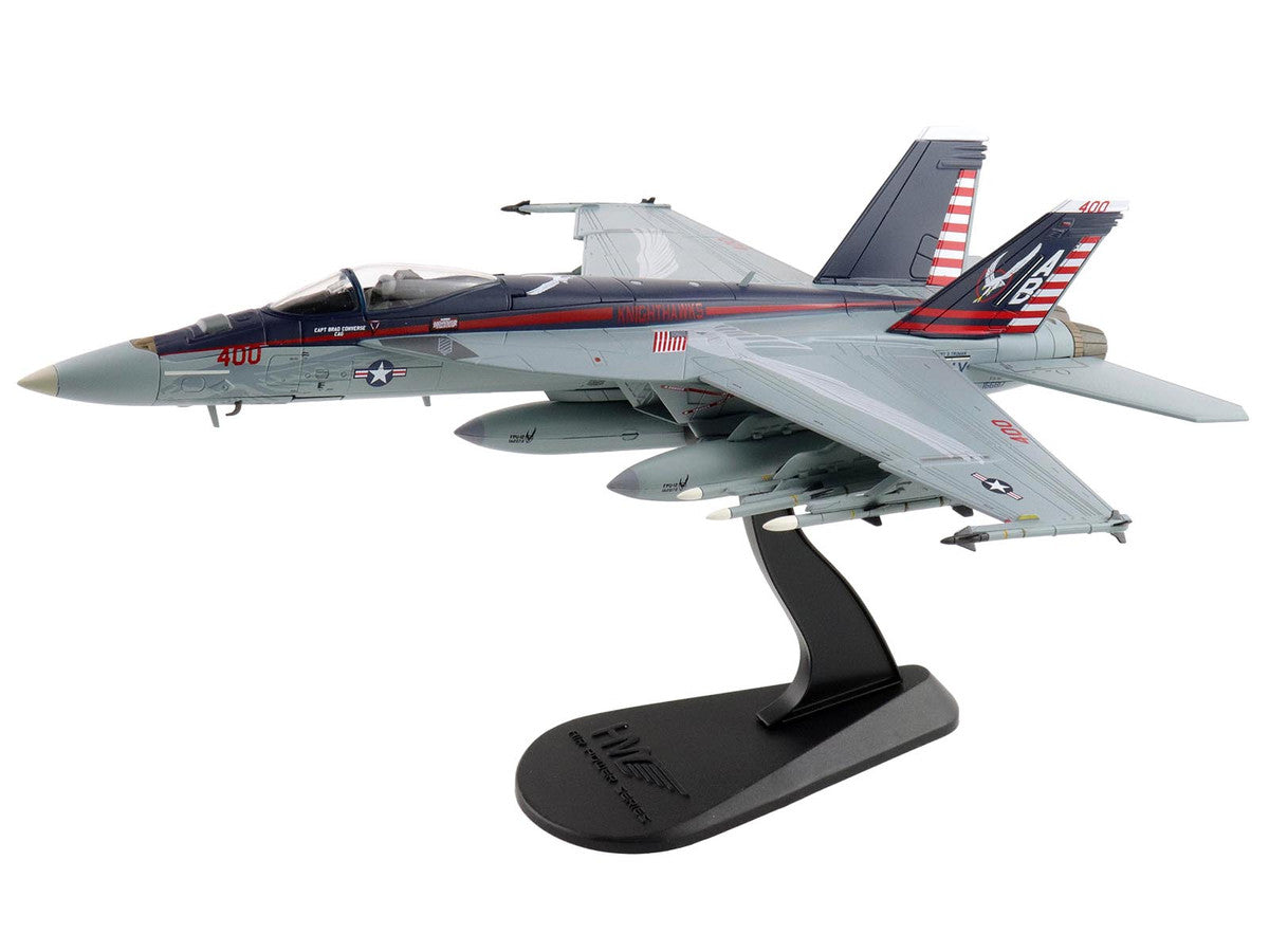 Boeing F/A-18E Super Hornet Fighter Aircraft "166817 VFA-136 Knighthawks USS Trumman" (2024) United States Navy "Air Power Series" 1/72 Diecast Model by Hobby Master-3