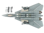 Grumman F-14A Tomcat Fighter Aircraft "VF-1 (with Optional Decals)" United States Navy "Air Power Series" 1/72 Diecast Model by Hobby Master-2