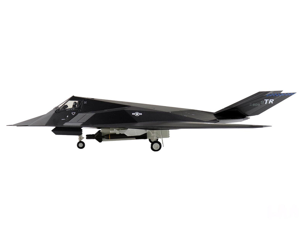 Lockheed F-117A Nighthawk Stealth Aircraft "84-0809" (2022) United States Air Force "Air Power Series" 1/72 Diecast Model by Hobby Master-0