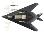 Lockheed F-117A Nighthawk Stealth Aircraft "84-0809" (2022) United States Air Force "Air Power Series" 1/72 Diecast Model by Hobby Master-2