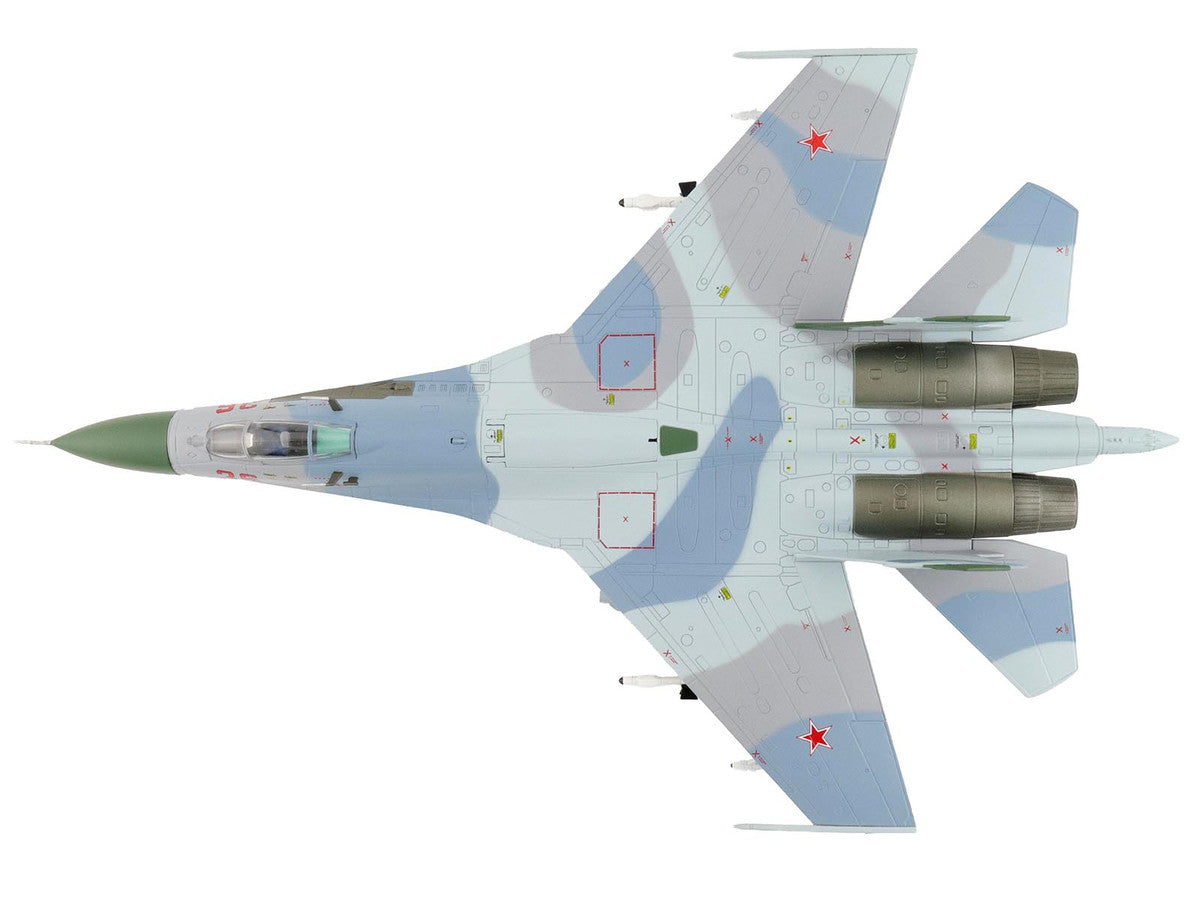 Sukhoi Su-27 Flanker-B Fighter Aircraft "Red 36 Barents Sea 941st IAP" (1987) Soviet Air Force "Air Power Series" 1/72 Diecast Model by Hobby Master-2