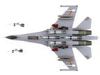 Shenyang J-11A Fighter Aircraft "40547 Golden Helmet" (2014) People's Liberation Army Air Force with 1/8 Scale Golden Helmet "Air Power Series" 1/72 Diecast Model by Hobby Master