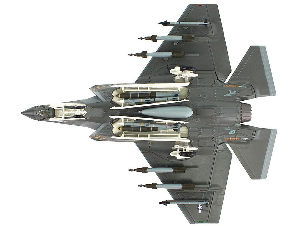 Lockheed F-35C Lightning II Aircraft "VMFA-251" (2024) United States Marine Corps "Air Power Series" 1/72 Diecast Model by Hobby Master-3