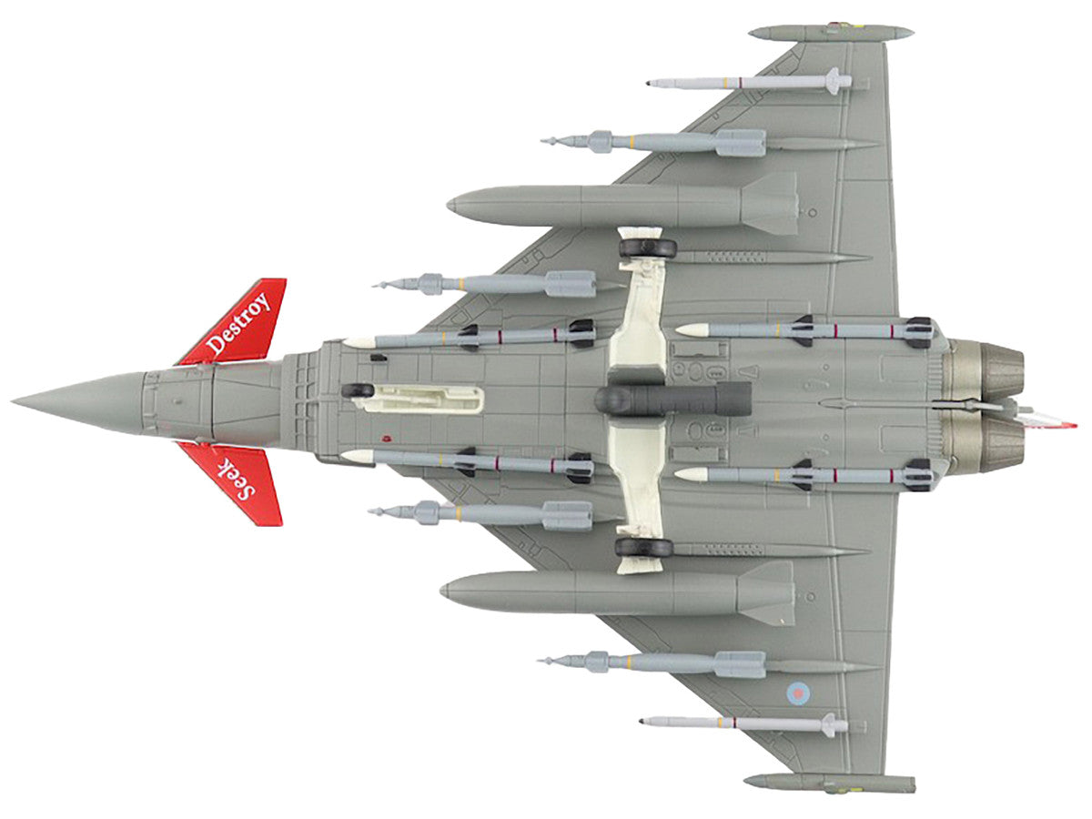 Eurofighter Typhoon Fighter Aircraft "ZK315 41 Squadron RAF Coningsby" (2015) Royal Air Force "Air Power Series" 1/72 Diecast Model by Hobby Master-2