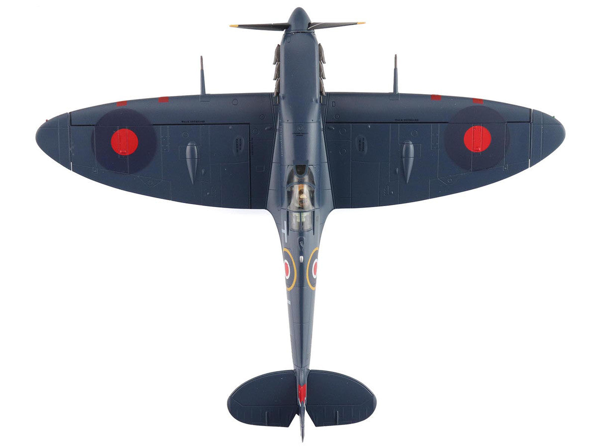 Supermarine Spitfire Mk.Vb Trop Fighter Aircraft "EP706 George Beurling No. 249 Squadron Malta" (1942) British Royal Air Force "Air Power Series" 1/48 Diecast Model by Hobby Master-1