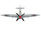Supermarine Spitfire Mk IXc Fighter Aircraft "MA466 BQ-S No. 451 Squadron Corsica" (1944) Royal Australian Air Force "Air Power Series" 1/48 Diecast Model by Hobby Master-0