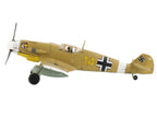 Messerschmitt Bf 109F-4 Fighter Aircraft "Marseille Yellow 14 3./JG27 Egypt" (1942) German Luftwaffe "Air Power Series" 1/48 Diecast Model by Hobby Master-2