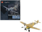 Messerschmitt Bf 109F-4 Fighter Aircraft "Marseille Yellow 14 3./JG27 Egypt" (1942) German Luftwaffe "Air Power Series" 1/48 Diecast Model by Hobby Master-4
