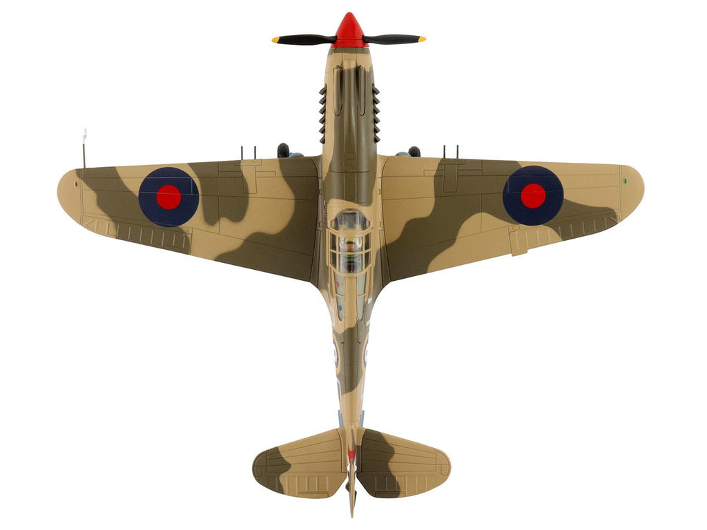 Curtiss P-40 Warhawk Tomahawk Mk IIB Aircraft "LD-C Clive Caldwell No. 250 Squadron North Africa" (1942) British Royal Air Force "Air Power Series" 1/48 Diecast Model by Hobby Master-1