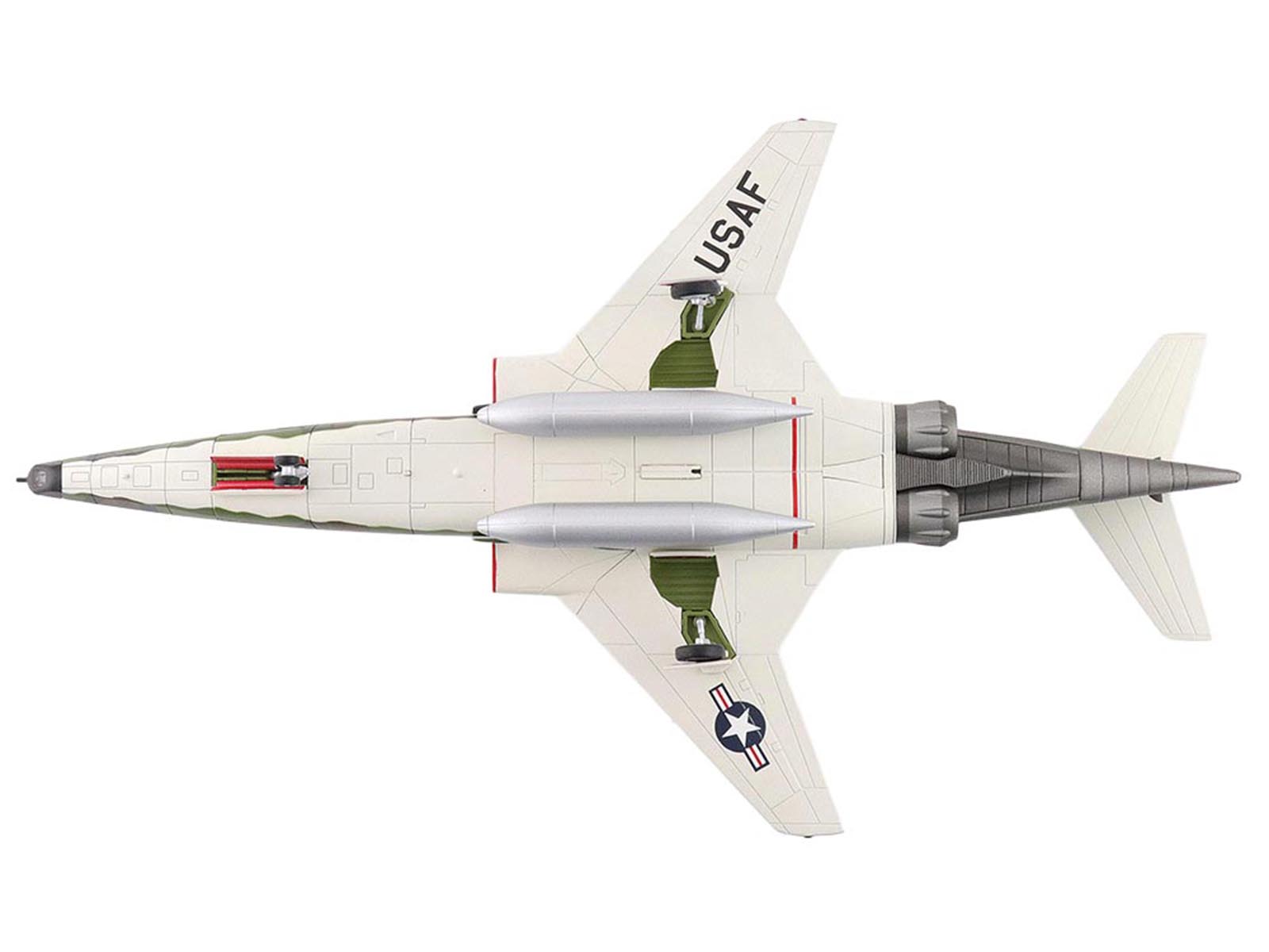 McDonnell RF-101A Voodoo Fighter Aircraft "54-1512 363rd Tactical Reconnaissance Wing Udorn Royal Thai Air Force Base" (1965) United States Air Force "Air Power Series" 1/72 Diecast Model by Hobby Master