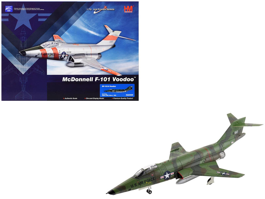 McDonnell RF-101A Voodoo Fighter Aircraft "54-1512 363rd Tactical Reconnaissance Wing Udorn Royal Thai Air Force Base" (1965) United States Air Force "Air Power Series" 1/72 Diecast Model by Hobby Master-4