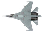 Sukhoi Su-30MK2 Flanker-G Fighter Aircraft "White 17 China" (2022) People's Liberation Army Naval Air Force (PLANAF) "Air Power Series" 1/72 Diecast Model by Hobby Master-1