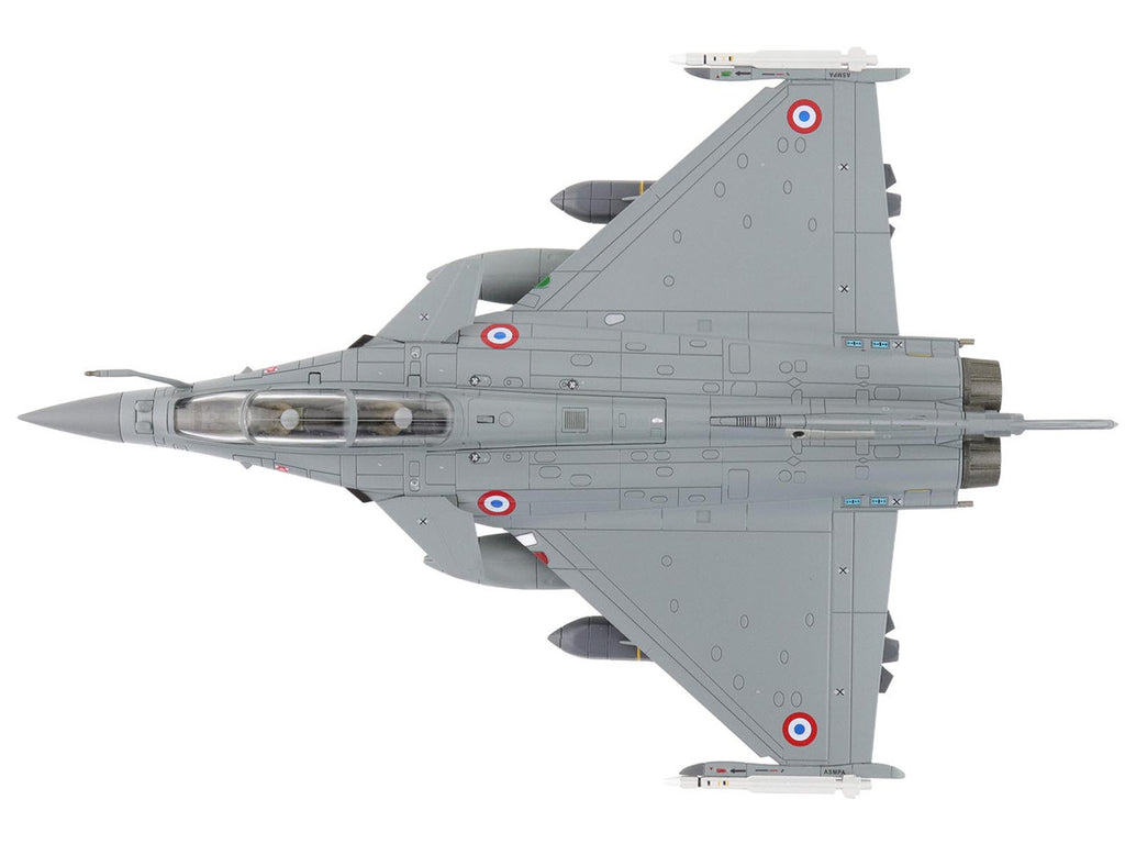 Dassault Rafale B Fighter Aircraft "113-IE/330 Libya" (2011) French Air Force "Air Power Series" 1/72 Diecast Model by Hobby Master-2