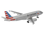 Airbus A320 Commercial Aircraft "American Airlines" (N680AW) Silver with Blue and Red Tail 1/500 Diecast Model Airplane by Herpa-4