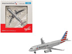 Airbus A320 Commercial Aircraft "American Airlines" (N680AW) Silver with Blue and Red Tail 1/500 Diecast Model Airplane by Herpa-0