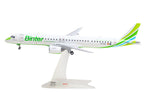 Embraer E195-E2 Commercial Aircraft "Binter Canarias" (EC-NEZ) White with Green Striped Tail 1/200 Diecast Model by Herpa-0