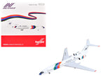 Tupolev TU-154M Commercial Aircraft "Aeronica" (YN-CBT) White with Stripes 1/200 Diecast Model by Herpa-3