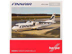 ATR 72-500 Commercial Aircraft "FinnAir" (OH-ATI) White 1/200 Diecast Model Airplane by Herpa-0